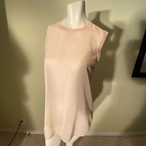 Vince blush sleeveless blouse